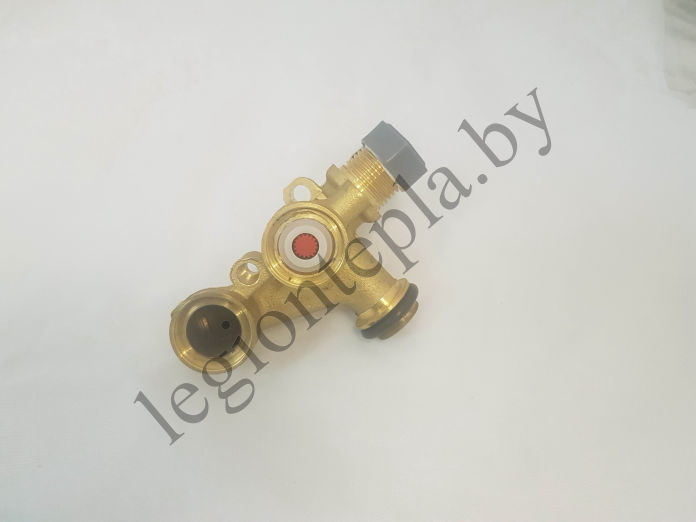 Реле протока с краном подпитки в сборе Plate heat exchanger inlet valve -12L (flow switch) component  наполнительный клапан Ferroli  Divabel  902606620
